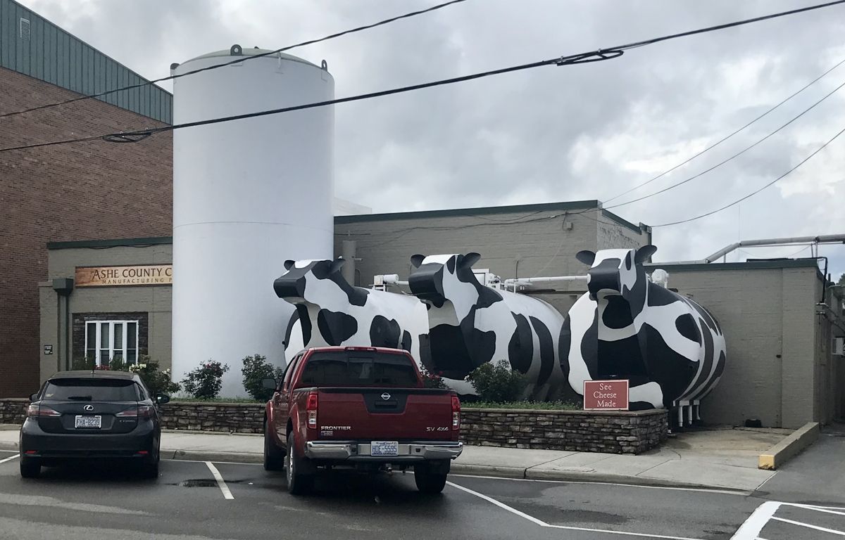 Ashe County Cheese in downtown West Jefferson, NC